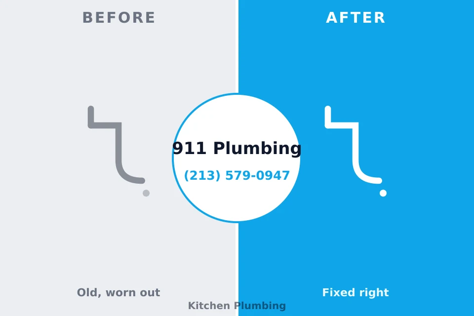 Before and after: plumbing repair Lake Monticello, VA